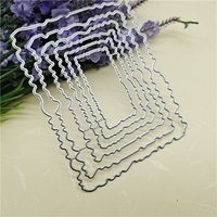 1Set Rectangle Frame Cutting Dies Metal Die Cuts for Decorative Paper Crafting DIY Craft Stencil for Scrapbooking and Card Making