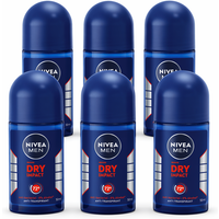 NIVEA Men Deoroller Dry Impact 50 ml (6-Pack)