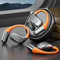 VoxorAI M113black earphones, sports earphones, Bluetooth AI translation earphones support real-time translation of 150 languages, and are suitable for study, travel, and business.