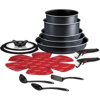 Tefal Ingenio So Light pannenset - 16-delig, zwart, aluminium