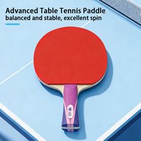 Double Fish Diamond-serie vijfsterren trainingsbat voor tafeltennis enkel bat