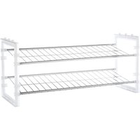 5five Metalen en plastic schoenenrek - Stapelbaar, 6 paar, 67,5 x 25 x 31 cm