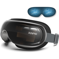 RENPHO Eyeris 3 Eye Massager, 3 Massage Modes, Warming&Cooling, Smart Voice Control, Bluetooth Music, 180° Foldable, Black