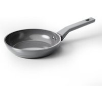 Sanho 20cm Frying Pan Non Stick, Ceramic Frying Pan for Induction Hob, Diamond Titanium Coating PFOA & PFAS Free Non Toxic Cookware, Dishwasher Safe Skillet - Grey