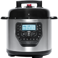 Cecotec Olla Programable Eléctrica 6L GM H Deluxe Fry – Multifunctionele elektrische snelkookpan met airfryer-opzetstuk en geïntegreerde weegschaal