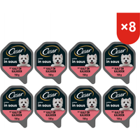 Cesar premium hondenvoer kalkoen & kalfsvlees eiwitrijk 150 g * 8