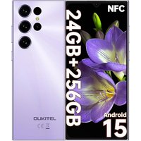 OUKITEL C61 Pro (8+256) paarse smartphone, 6,88 inch HD+ 90 Hz scherm, 5150 mAh, 13 MP + 5 MP, dual-SIM 4G