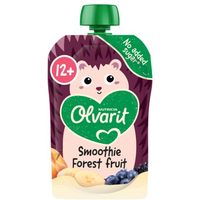 Olvarit knijpbare fruitsmoothie gemengde bessen 12 mnd+ 100 g