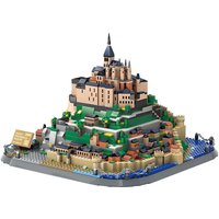 WANGE Mont Saint-Michel - Normandië, Frankrijk bouwstenenset voor hobbybouwers