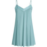 IZURIA v-neck paleturquoise suspender dress L