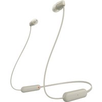 Sony WI-C100 Wireless Neckband Earphones (Taupe)