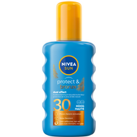 NIVEA SUN Protect & Bronze Zonnebrand Spray - SPF 30 - Zonnespray - Waterproof - Stimuleert een bruine huid - 200 ml