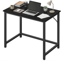 Ochama Computer Desk, for Home Study, Bedroom, 80 x 50 x 76 cm, Black