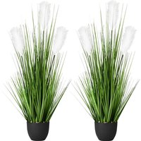 DDHS 34inch Artificial Greenery Floor Plants -2pcs