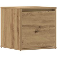 Vida Opbergdoos met Lade - 40,5 x 40 x 40 cm, Ambachtelijk Eiken
