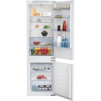 Beko BCSA283E4SN vrijstaande koel-vriescombinatie - 283 liter inhoud - NoFrost - zilver