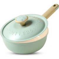 COOKERKING PFAS-vrije anti-aanbak wok voor thuisgebruik, oliecentrerende wok, geschikt voor gas- en inductiekookplaten