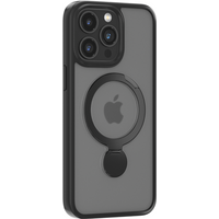 COMMA Joy Shark Magnetic Case With Rotating Bracket iPhone15 Pro Max black