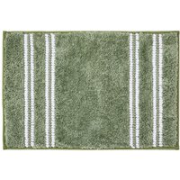 Maison by Premier Bath Mat Soak Microfibre Tufted Stripe Sage 40x60cm
