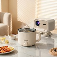 【Watch & Dine Ultimate Pack】 IAGREEA 1,6 L Multifunctionele Kookpan & Yaber L2 Plus Smart Megascreen Projector