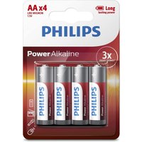 Philips batterij AA LR6 (4 stuks) LR6/AA