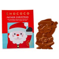 Chococo 47% Milk Chocolate Christmas Santa Shape 45g