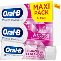 ORAL-B Tandpasta 3D White Advanced Luxe - Luxe Witheid en Glamour - 2x75ml