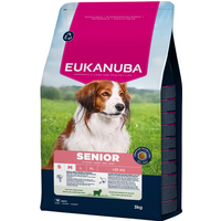 Eukanuba Life Care Senior hondenvoer voor kleine/middelgrote honden met lam & rijst 3 kg