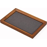 Oirlv Wood Jewelry Display Tray Solid Wood Velvet Jewelry Organizer Plate Ring Earring Necklace Bracelet Watch Storage Tray Jewellery Shop Display Holder