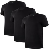 BAMBOO COOL Men's Undershirt Moisture-Wicking T-Shirts Stretch Crewneck Soft Tees for Men M (3 Pack)