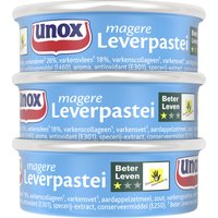 Unox Mager Leverpastei - 3 x 56 g