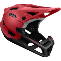 OutdoorMaster volledig dekkende mountainbikehelm voor heren en dames - rood, maat L