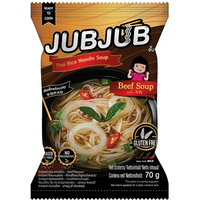 Jub Jub instant rijstnoedels rundvlees 70 g