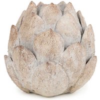 Candlelight Ornament Flower Washed Grey H:10.5cm