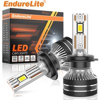 ENdureLite H8/H9/H11 ledlampen, 20000 lm ultrafel, mistlampen, 6000 K zuiver wit, aansluiten en gebruiken, 1:1-ontwerp met koelventilator, verpakking van 2