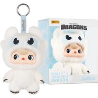 52TOYS POUKAPOUKA How to Train Your Dragon Co-branded Light Fury Vinyl Pluche Pop Hanger Gelicentieerd Trendig Bureauornament Verjaardagscadeau Voor Verzamelaars