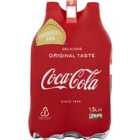 Coca-Cola Original Taste Cola - 4 x 1.5 L