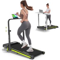 HadMax 3.0HP Walking Pad met helling, opvouwbaar stuur, tafelmodel loopband met magnetische afstandsbediening, draagvermogen 136 kg voor thuiskantoor