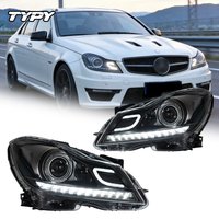TYPY LED koplampen voor Mercedes-Benz C-Class W204 2011-2013, dagrijverlichting, dynamische richtingaanwijzers, autoaccessoires