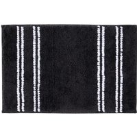 Maison by Premier Bath Mat Soak Microfibre Tufted Stripe Black 40x60cm