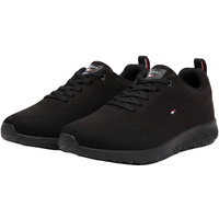 Tommy Hilfiger corporate knit rib runner zwart heren 40