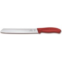 Victorinox Zwitserse Classic Serie Broodmes - Golfrand, 21 cm, Rood
