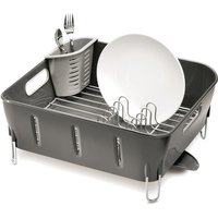 Simplehuman Compact Dishrack, Grey Plastic