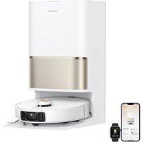 Dreame L50s Pro Ultra robotstofzuiger - 30.000 Pa zuigkracht - EasyLeap-systeem - zelfreiniging met heet water van 100°C - compatibel met Matter - wit