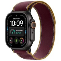 Apple Watch Ultra 4 - GPS + Cellular - 49mm - Black Titanium Case w/ Burgundy Trail Loop (M/L)