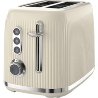 Breville Bold 2 Slice Toaster, High-Lift, Wide Slots, Textured, Cream & Silver Chrome - VTR003