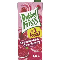 DubbelFrisss Framboos Cranberry Sap - 1.5 L