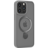 COMMA Joy Shark Magnetic Phone Case With Rotating Bracket - iPhone15 Pro Max - Grey