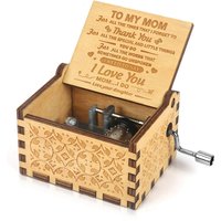 Joybuy Aktion 50% Rabatt auf Alphynix Musikdose To My Mom handgefertigte Holzbox als emotionale