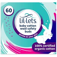 Lil-Lets 60 Cotton Safety Buds